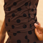 Bella Tankini, Black Cocoa Dot V1
