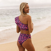 Icon Wave Crop, Berry Micro Floral