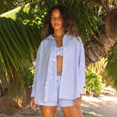 Kimber Button Down, Sand Bar Blue
