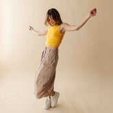 Maxi Cargo Skirt, Cobblestone