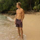 Wind and Sea Shorts, Black Cocoa Dot