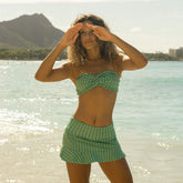 Braid Bandeau, Kiwi Stripe