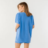 Oversized Jersey Tee, Cobalt Terry