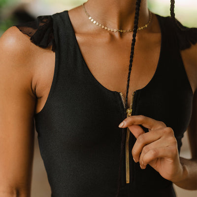 Rica One-Piece, Black Dot