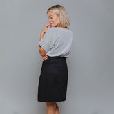 Canvas Skirt, Black Canvas