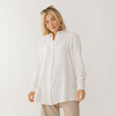 Long Tunic Button Down, Natural