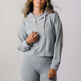 Intention Hoodie, Heather Grey