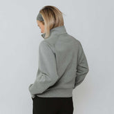 BYU Oxford Zip-Up, Heather Grey