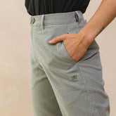 Tuxedo Pants, Green and Black Houndstooth