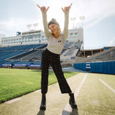 BYU Go Long Crew, Sweet Stripe