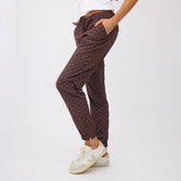 Brown/Blue Polka Dot Jetsetters