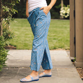 Disney Audrey Mid Rise Wide Leg Pants, Alice Dot