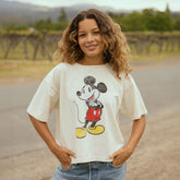 Disney Mickey Oversized Tee, Natural