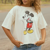 Disney Mickey Oversized Tee, Natural