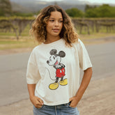 Disney Mickey Oversized Tee, Natural