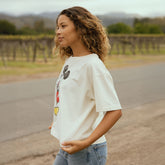 Disney Mickey Oversized Tee, Natural