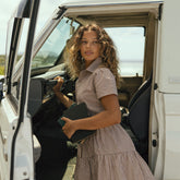 Arroyo Dress, Brown Gingham