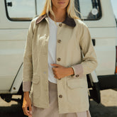 Fisherman Jacket, Brown Canvas