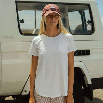 Basic Tee, Bamboo Ivory