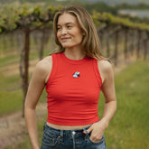 Disney Minnie High Neck Tank, Red