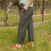 Disney Audrey Wide Leg Pants, Mickey Dot