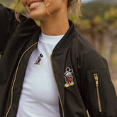 Disney Bomber Jacket, Black