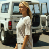 Perfect Oversized Bamboo Tee, Taupe