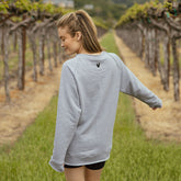 Disney Mickey Long Crew Sweatshirt, Grey