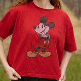 Disney Mickey Oversized Tee, Red