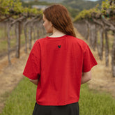 Disney Mickey Oversized Tee, Red