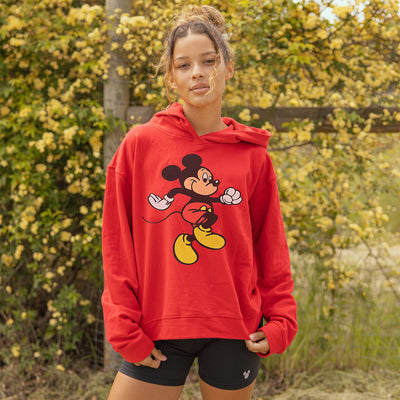 Disney Mickey Boyfriend Hoodie, Red