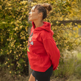 Disney Mickey Boyfriend Hoodie, Red