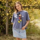 Disney Mickey Oversized Tee, Blue
