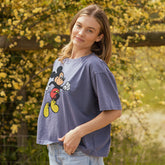Disney Mickey Oversized Tee, Blue