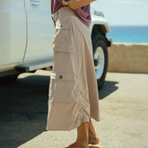 Maxi Cargo Skirt, Cobblestone