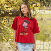Disney Mickey Oversized Tee, Red