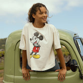 Disney Mickey Oversized Tee, Natural