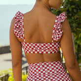 Disney Bella Crop Top, Mickey Scallop