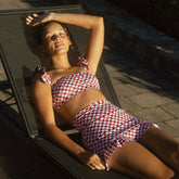 Disney High-Waisted Swim Skirt, Mickey Scallop