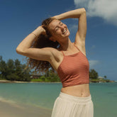 Sunset Stripe Switchback Crop