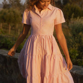 Arroyo Dress, Pink Stripe