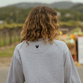 Disney Mickey Long Crew Sweatshirt, Grey