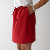 City Skirt, Red Polka Dot