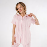 Cabana Shirt, Pink Kiss