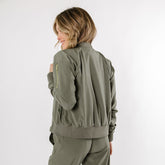 Olive Bomber Jacket