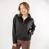 Oxford Zip-Up, Black