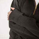 Oxford Zip-Up, Black