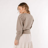 Atlas Ribbed Sweater, Chestnut