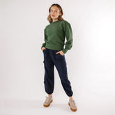 Atlas Ribbed Sweater, Emerald