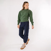 Atlas Ribbed Sweater, Emerald